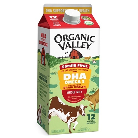 SỮA THANH TRÙNG NGUYÊN KEM ORGANIC VALLEY OMEGA3 1.89L