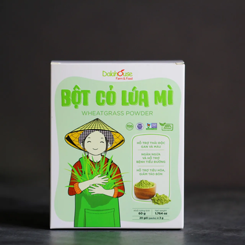 BỘT CỎ LÚA MÌ DALAHOUSE 60G