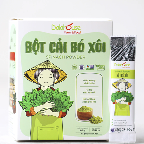 BỘT RAU BÓ XÔI DALAHOUSE 60G