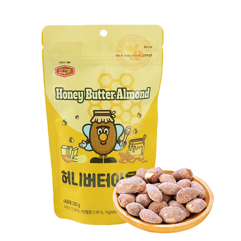 HẠNH NHÂN TẨM BƠ MẬT ONG HÀN QUỐC MURGERBON 200G