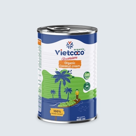 NƯỚC CỐT DỪA HỮU CƠ VIETCOCO 400ML