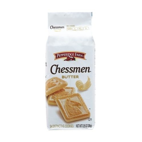 BÁNH QUY BƠ CHESSMEN 206G