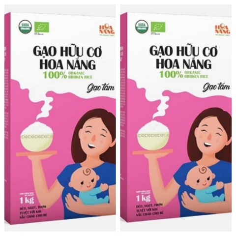 GẠO TẤM HỮU CƠ HOA NẮNG 1KG