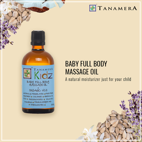 DẦU MASSAGE TOÀN THÂN CHO BÉ TANAMERA KIDZ 100ML