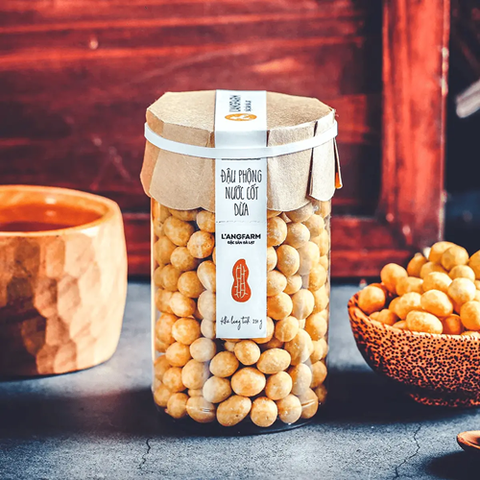ĐẬU PHỘNG NƯỚC CỐT DỪA LANGFARM 200G