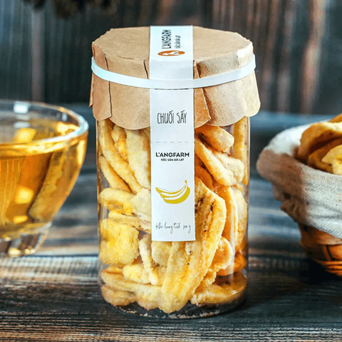 CHUỐI SẤY GIÒN LANGFARM 100G