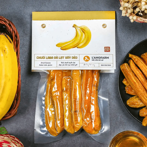 CHUỐI LABA ĐÀ LẠT SẤY DẺO LANGFARM 300G