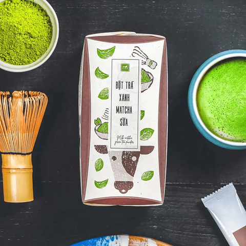BỘT TRÀ XANH MATCHA SỮA MATCHI MATCHA 16 TÚI