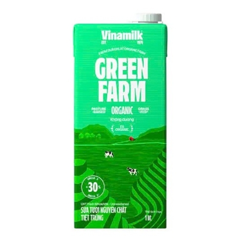 SỮA VINAMILK ORGANIC KHÔNG ĐƯỜNG 1L