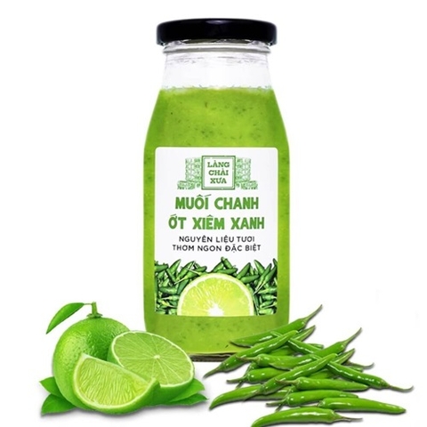 MUỐI CHANH ỚT XIÊM XANH LÀNG CHÀI XƯA 300G