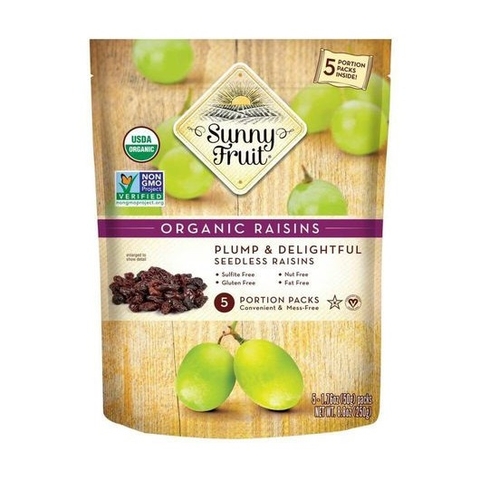 NHO KHÔ HỮU CƠ SUNNY FRUIT 250G