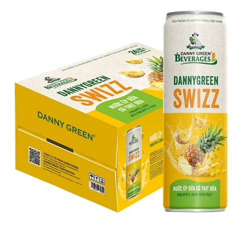 NƯỚC ÉP DỨA CÓ THỊT DỨA DANNY GREEN 250ML