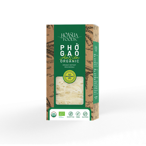 PHỞ GẠO ĂN LIỀN HỮU CƠ HOA SỮA 60G X 6