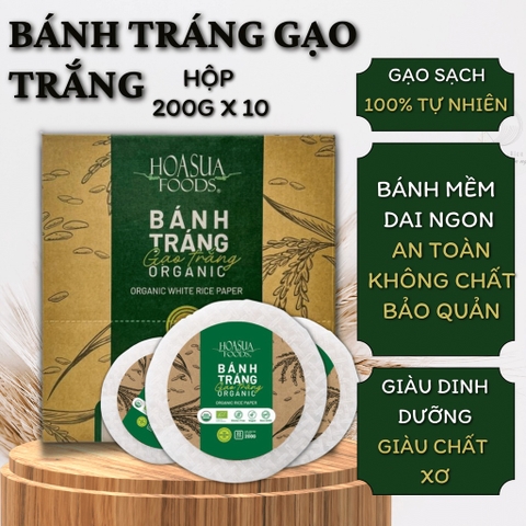 BÁNH TRÁNG GẠO TRẮNG HOA SỮA 200G