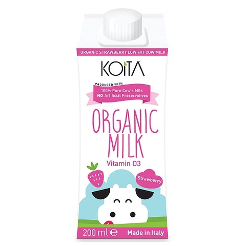 SỮA HỮU CƠ VỊ DÂU KOITA 200ML