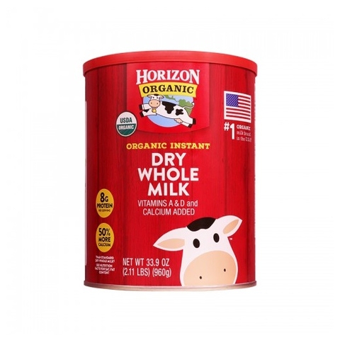 SỮA BỘT NGUYÊN KEM HỮU CƠ HORIZON 870G