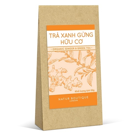 TRÀ XANH GỪNG HỮU CƠ