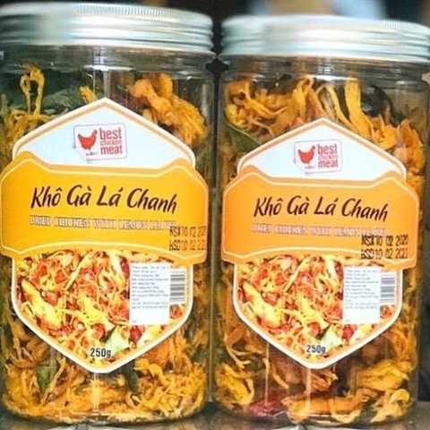 KHÔ GÀ LÁ CHANH BEST CHICKEN MEAT 250G