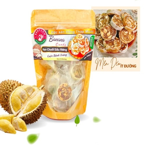 KẸO CHUỐI SẦU RIÊNG SENFARM 250G