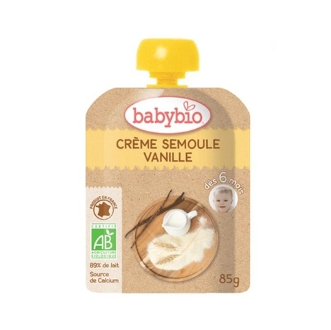 VÁNG SỮA HỮU CƠ CHO BÉ VỊ VANI BABYBIO 85G