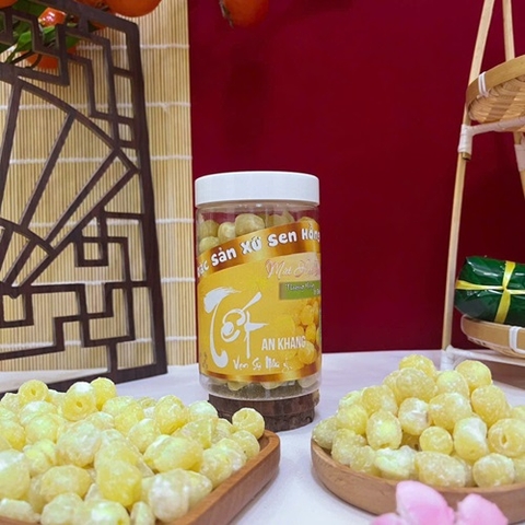 MỨT HẠT SEN GỪNG SENFARM 300G