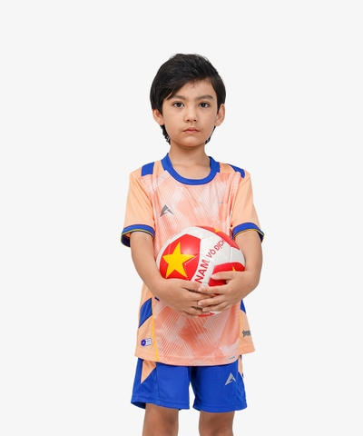 Áo bóng đá KAIWIN FASTER KIDS- Màu Cam nhạt