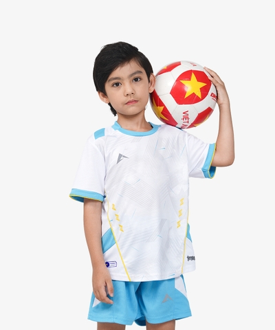 Áo bóng đá KAIWIN FASTER KIDS- Màu Trắng
