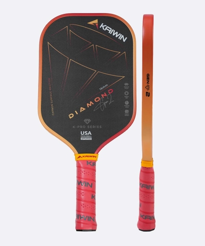 Vợt Pickleball Kaiwin Diamond Gen 2 - Màu Đỏ