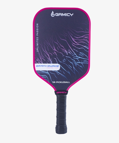 Vợt Pickleball Gamicy Earthquake Pro 14mm - Màu Hồng