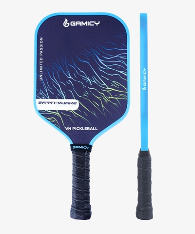 Vợt Pickleball Gamicy Earthquake Pro 14mm - Màu Xanh Da