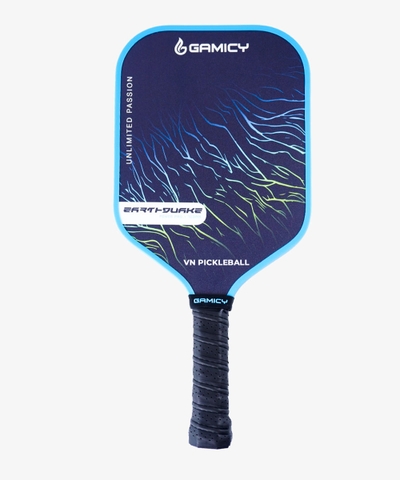 Vợt Pickleball Gamicy Earthquake Pro 14mm - Màu Xanh Da