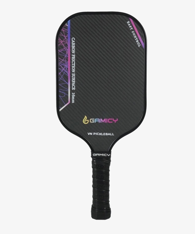 Vợt Pickleball Gamicy Moment T700 3K 14mm - Màu Đen