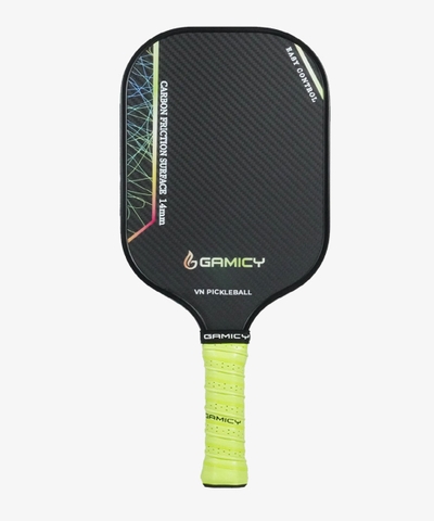 Vợt Pickleball Gamicy Moment T700 3K 14mm - Màu Xanh Chuối