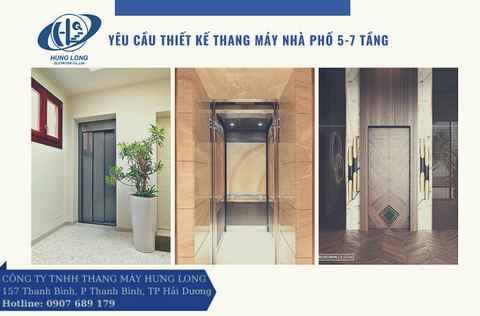 Yêu cầu khi thiết kế thang máy nhà phố cao tầng