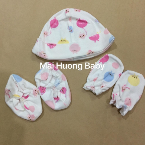 Set Bao tay chân+ mũ Momcare