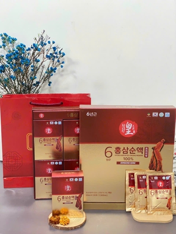 Tinh chất hồng sâm 100% HG Bio 50ml * 30 gói