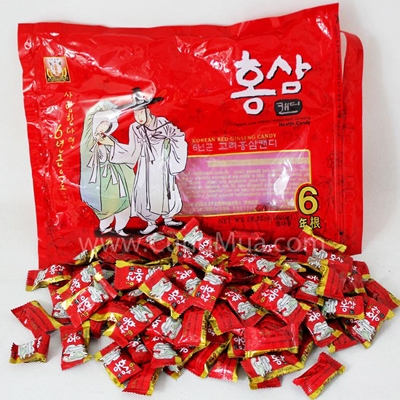 Kẹo Hồng Sâm Ông Bà Lão Hàn Quốc 200g