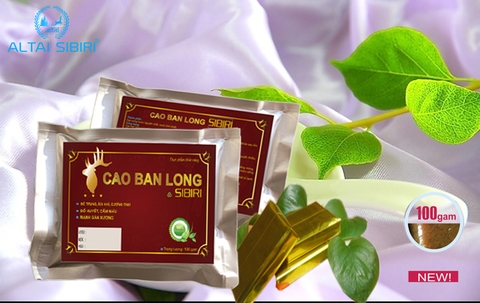 Cao ban long gói 100g từ nhung hươu Siberia chính hãng