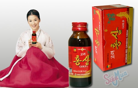 Nước Uống Hồng Sâm Bio 10 chai Tăng lực giải khát