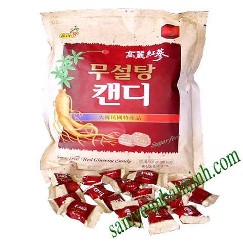 Kẹo Hồng Sâm Không Đường 500g