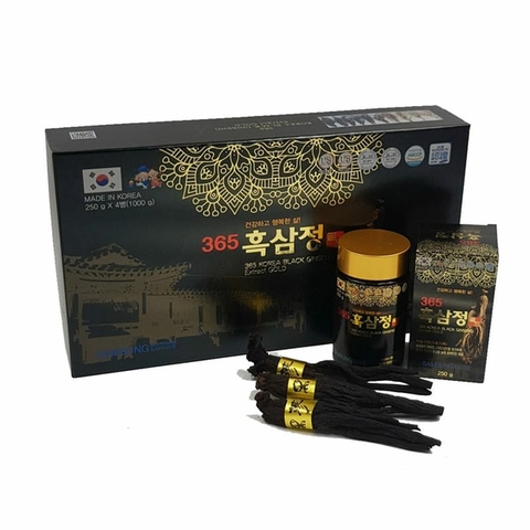 Cao Hắc Sâm Samsung 365 Korea Black Ginseng Extract Gold (4 Lọ x 250g)