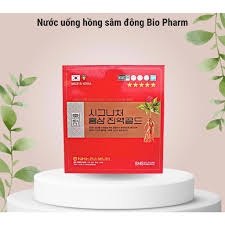 Nước Hồng sâm 6 năm tuổi SMS BIO PHARM (Hộp 3 gói x 70ml)