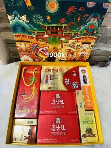 SET QUÀ TẶNG RƯỢU SÂM - HỒNG SÂM 1900