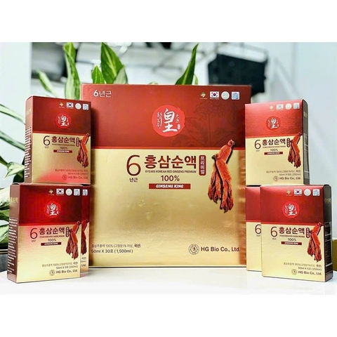 Tinh chất hồng sâm 100% HG Bio 50ml * 30 gói