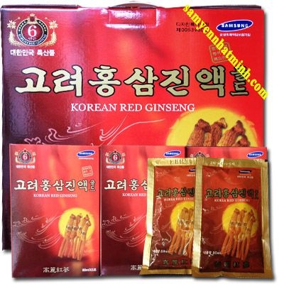 Thực Phẩm Chức Năng: NƯỚC HỒNG SÂM GANGWA (30 GÓI)
