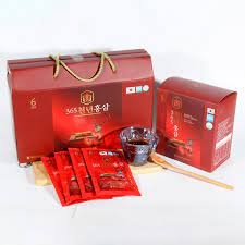 Nước Hồng Sâm Nhung Hươu Linh Chi 365 Korean Red Ginseng & Cordyceps (20 Gói/ Hộp)