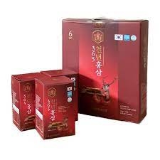 Nước Hồng Sâm Nhung Hươu Linh Chi 365 Korean Red Ginseng & Cordyceps (60 Gói/ Hộp)