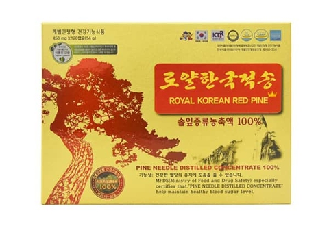 Tinh dầu thông đỏ Royal 120 viên