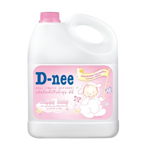 Xả vải trẻ em Dnee Hồng 3000ml (Happy Baby)