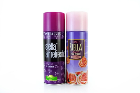 Dầu thơm xịt phòng King's Stella air refresher tím